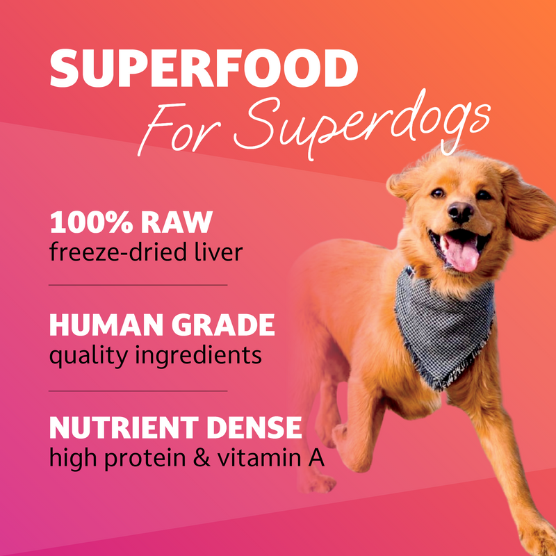 Freeze-Dried Raw Chicken Liver Dog Treat