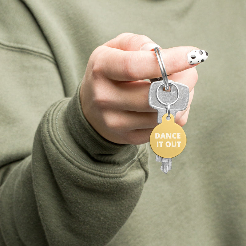 Dance it Out - Engraved pet ID tag